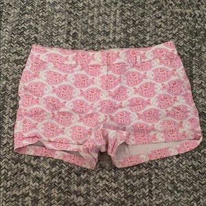 vineyard vines pink fish shorts